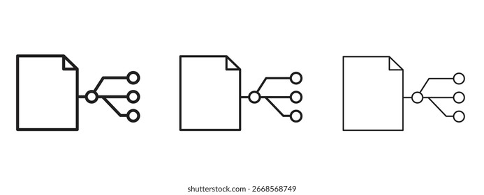 Version control icon for Website or Apps Elements, Logo. Pixel vector graphics