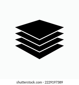 Version Icon. Layers Symbol - Vector.