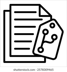 Version Tagging Icon Element For Design