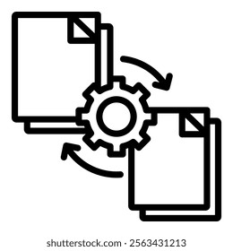 Versioning Icon Element For Design