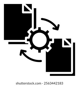 Versioning Icon Element For Design