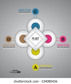 versions of data / infographics vector