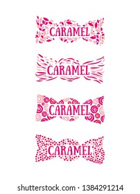 Versions of the logo for the confectionery