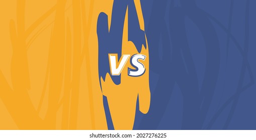 vs-template-blank-versus-comparison-decorative