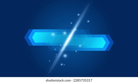 Versus background with blue gradient for game, battle, challenge, fight, competition, contest, team, boxing, championship, clash, combat, tournament, conflict, duel, MMA, football