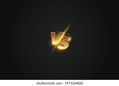 The Versus Background. Isolated Vector Illustration