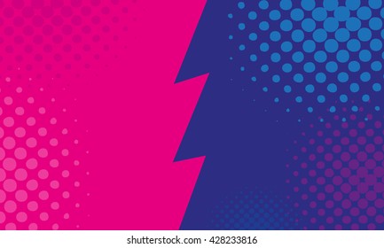 Versus backgrounds comics style design. Vector illustration