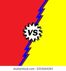 VERSUS BACKGROUNDS WITH YELLOW AND RED BLUE BORDERS, GREAT FOR GAMES AND RACES