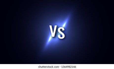 Versus banner. Vector illustration.