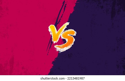 Versus Battle Concept Grunge Background