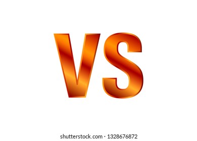 Versus battle logo background game. VS concept vector fight icon versus contest competition. 