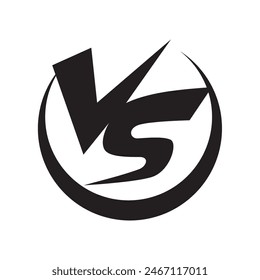 contra el diseño de caligrafía. símbolo y signo de competición de batalla.