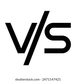 versus competencia icono diseño de ilustración simple