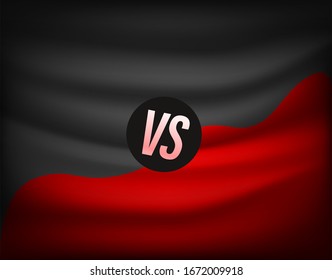 Versus day template. Vector background with copy space
