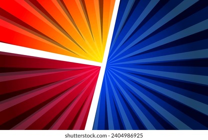 Versus fight background comic style design. Vector illustration