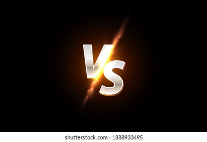 Versus Spiel-Cover, Banner Sport vs. Teamkonzept. Vektorgrafik-Hintergrund