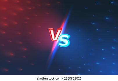 Versus Game Cover Banner Sport Vs Stock Vector (royalty Free 