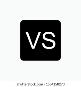 Versus Icon. Competition, Rivalry Symbol for Design, Websites, Presentation or Application.