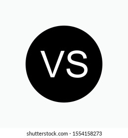 Versus Icon. VS Text, Competition. Rivalry Symbol for Design, Websites, Presentation or Applications.