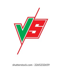 versus icon,logo,vector isolated on background