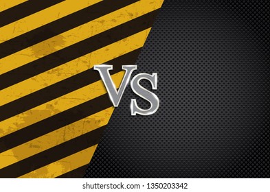 Versus letters figh background. Vector Illustration EPS10