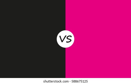 Versus letters fight backgrounds comics style design. Vector illustration