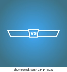 Versus logo. Vector flat design