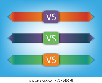 Versus Logo. VS . Competition Icon. Fight Symbol.