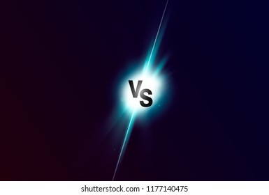 versus logo vs letters for sports and fight competition. Battle vs match, game concept competitive vs.eps 10 Vector illustration eps 10