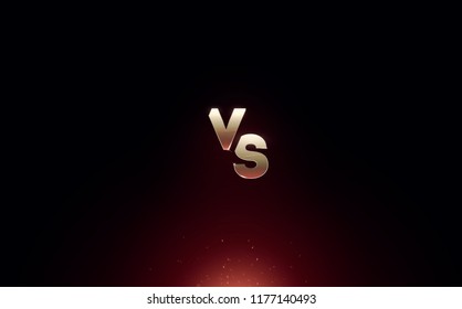 versus logo vs letters for sports and fight competition. Battle vs match, game concept competitive vs.eps 10 Vector illustration eps 10