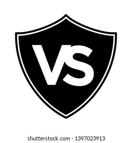 Versus logo. VS letters for sports, fight, competition, battle, match, game. Vector icon.