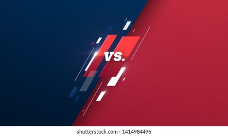 versus logo vs letters for sports and fight competition. Battle, vs match, game concept competitive vs. eps 10 Vector illustration