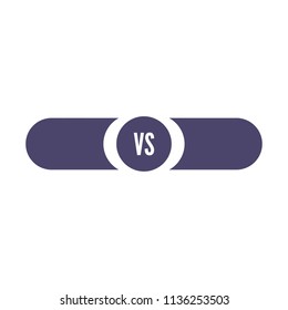 Versus Logo. VS Vector Letters Illustration. Fight  banner.