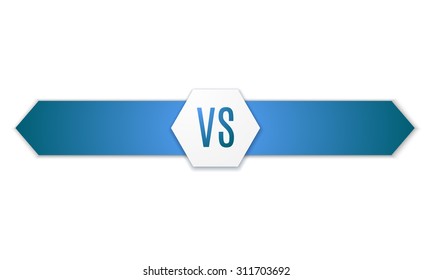 Versus Logo. VS Vector Letters Illustration. Competition Icon. Fight Symbol.