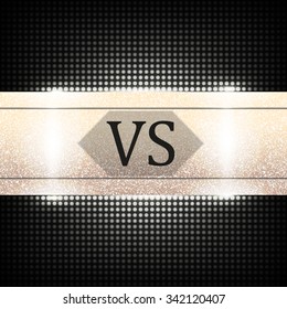 Versus Logo. VS Vector Letters Illustration.