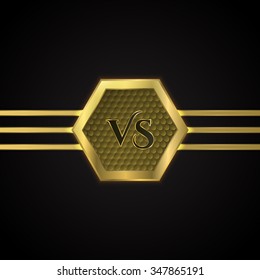 Versus Logo. VS Vector Letters Illustration. Fight Symbol.