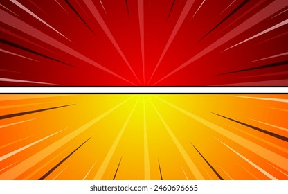 Versus Plantilla de fondo de arte pop para la página de cómic de dibujos animados o póster. Fondo con efecto de semitono en diseño de estilo cómico.