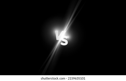 Versus Screen For Fight of sport and game, Battle Or Sport. VS Background Concept vector design