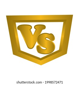 Versus vector design template illustration 
