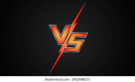 Versus vector for fight scenes. VS