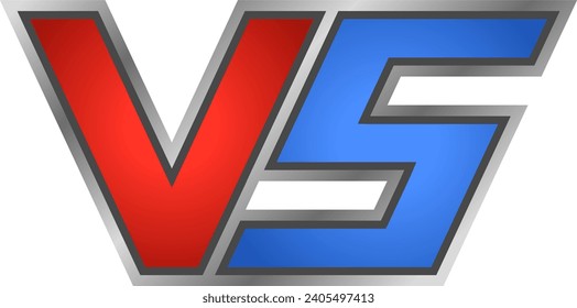 Versus vector for fight scenes. VS