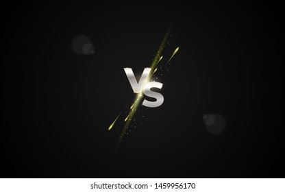 Versus vs background, Battle vs match, game concept competitive vs. Vector illustration eps 10 Vector illustration.