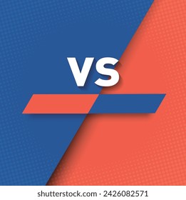 Versus vs background vector illustration.