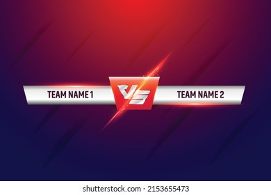 Premium Vector  Versus background vs battle team fight vector template