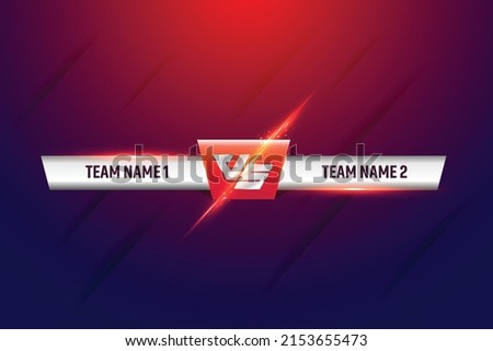 versus vs for Battle sports and fight competition Gradient abstract futuristic Battle concept promo banner vector and halftone lines technology abstract Background 
Vector