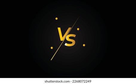 versus VS design template for gaming