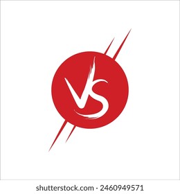 Versus o Vs Lucha de fondo para la batalla, la competencia y el juego. Diseño de Vector Ilustración. Ep 10