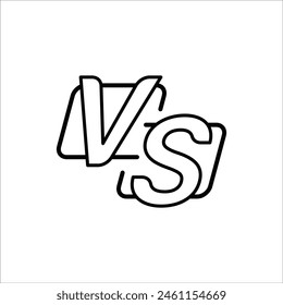 Versus or Vs Fight background for battle, competition and game. Vector design Illustration. Ep 10