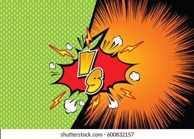 Versus. vs. Fight backgrounds comics style design. Vector illustration.