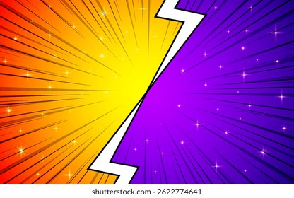 Versus. vs. Fight comic style design. Vector illustration.